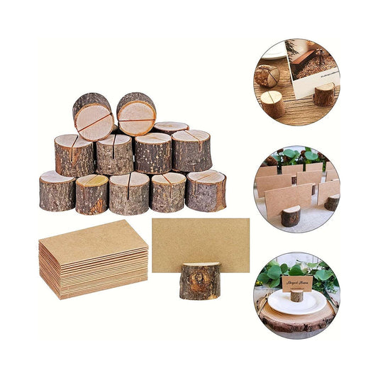 10 Set Stump Memo Holder Wooden Name Holder Wood Clamp Wooden Note Holder Wooden Wedding Tree Stump Wooden Bark Memo Note Clip Holders Wooden Stump Memo Stand Log Stump Memo Stand chinaatoday