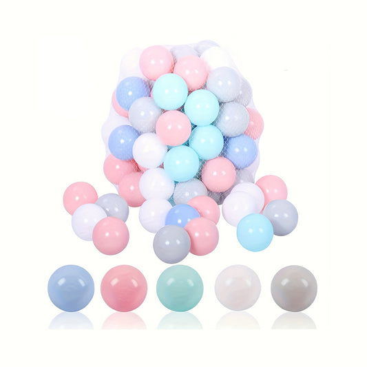 110pcs Soft Plastic Ocean Ball Pit Balls - Plastic Toy Balls For Kids - Ideal Baby Toddler Ball Pit, Baby Pool Water Toys, Party Decoration, Photo Booth Props Halloween Christmas Gift chinaatoday