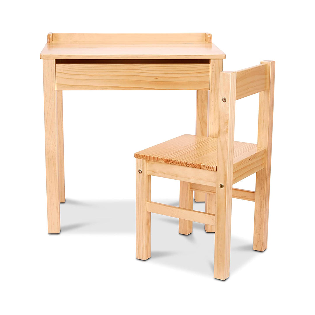 Melissa & Doug Wooden Lift-Top Desk & Chair - Honey chinaatoday