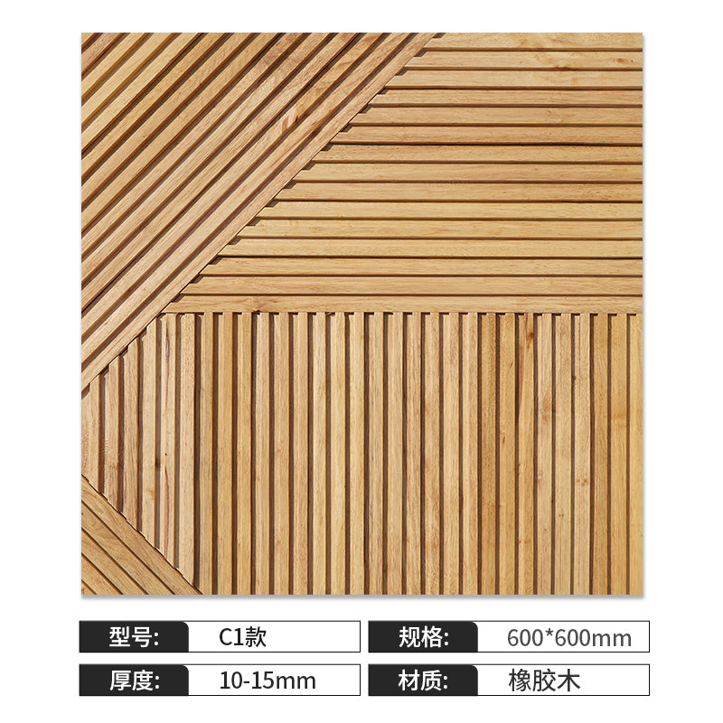 Customized             log vertical wooden strips small Great Wall board wooden grill grid solid wood mosaic TV film and television background wall wooden lines - BEJUSTSIMPLE