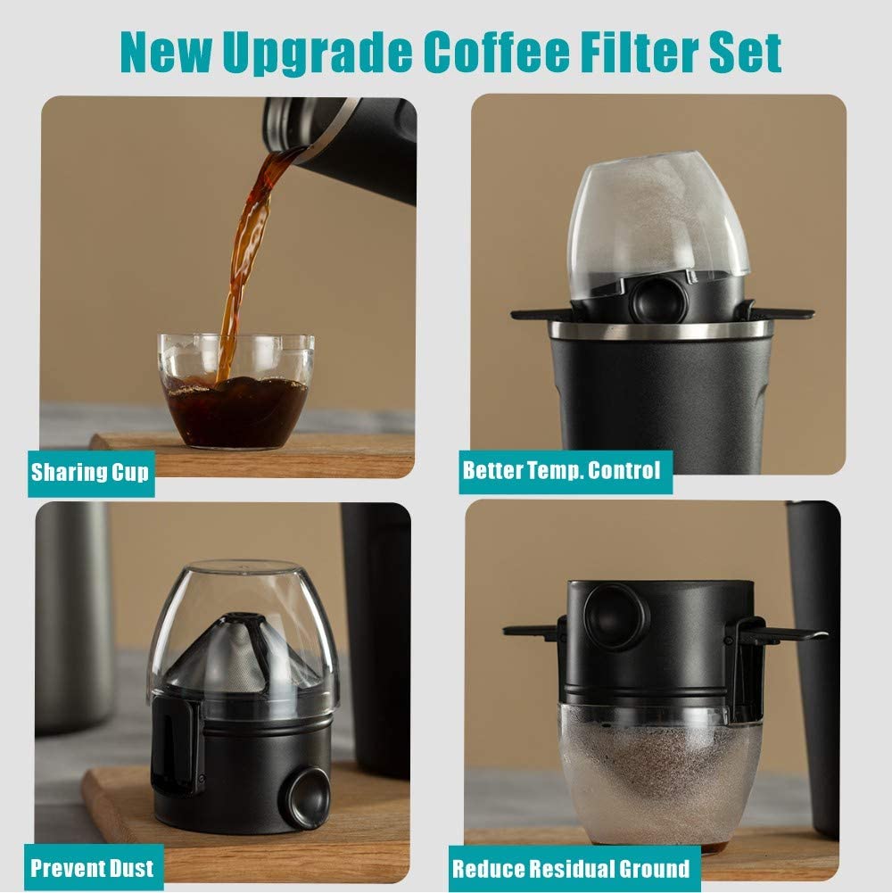 Extra Fine Coffee Filter Cup 380 ml - BEJUSTSIMPLE