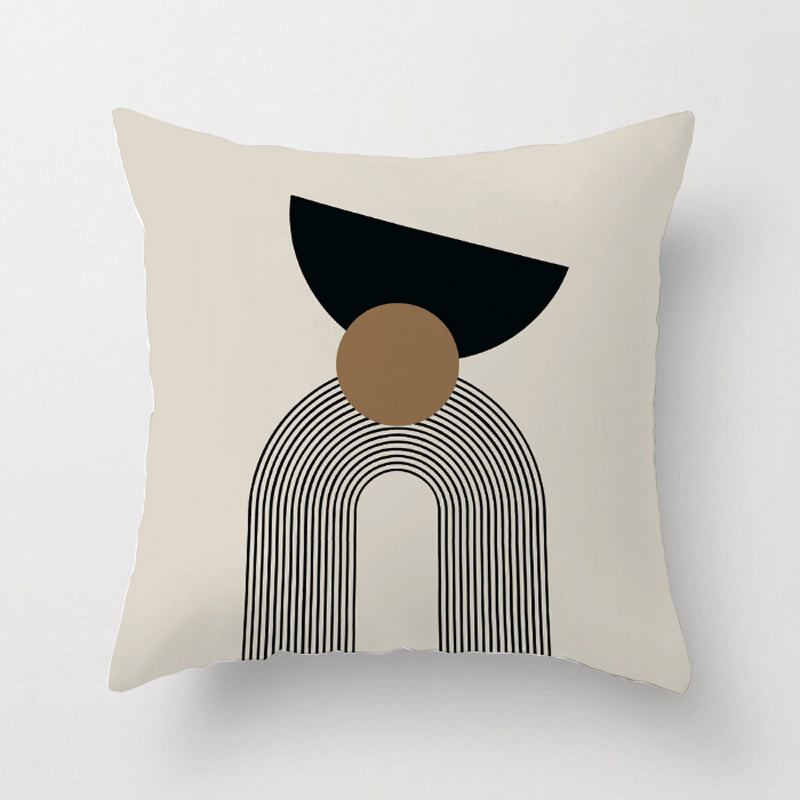 Mid Century Modern: Geometric  Throw Pillow - BEJUSTSIMPLE