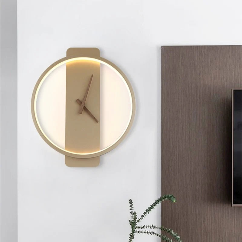 Sconce Wall Lamps Lights Clock - BEJUSTSIMPLE