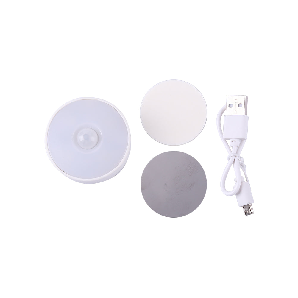 Round rechargeable human body induction wireless light - BEJUSTSIMPLE