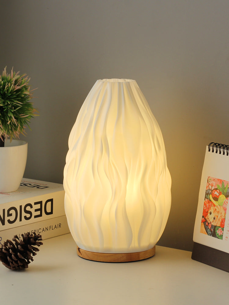 Nordic Pleated Table Bedside Lamp - BEJUSTSIMPLE