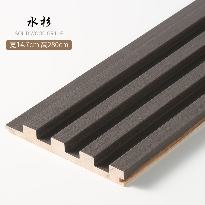 Wood Slat Panels 280x14.5cm- 3D Wall Paneling (Set of 6) - BEJUSTSIMPLE