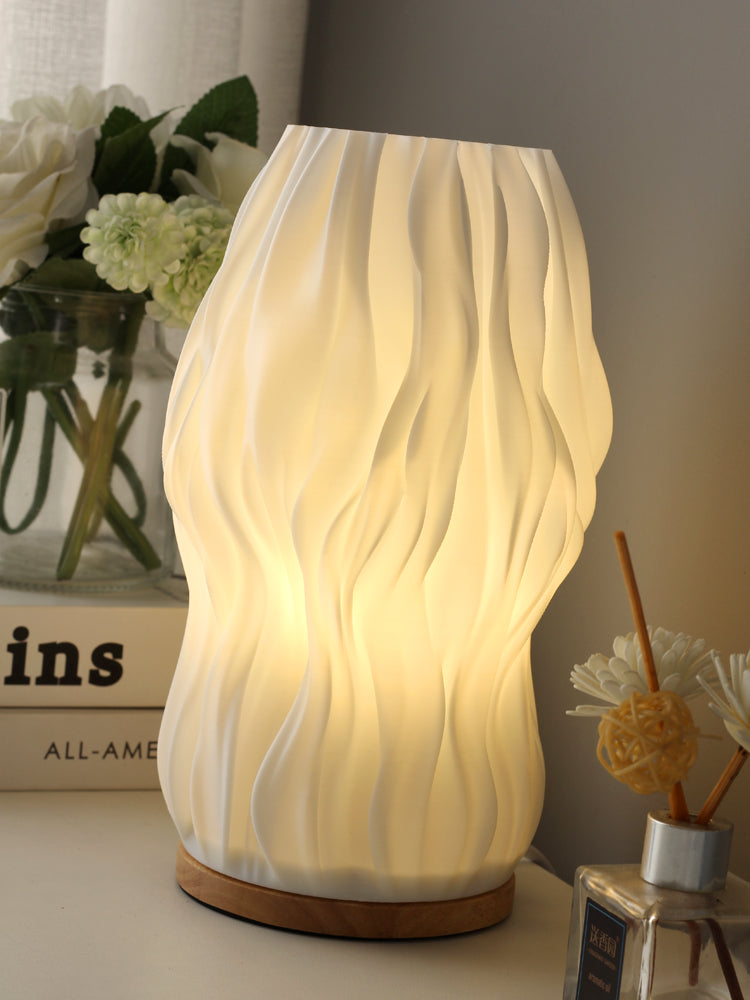 Nordic Pleated Table Bedside Lamp - BEJUSTSIMPLE