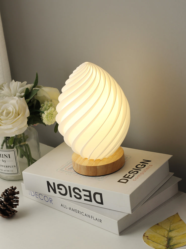 Nordic Pleated Table Bedside Lamp - BEJUSTSIMPLE