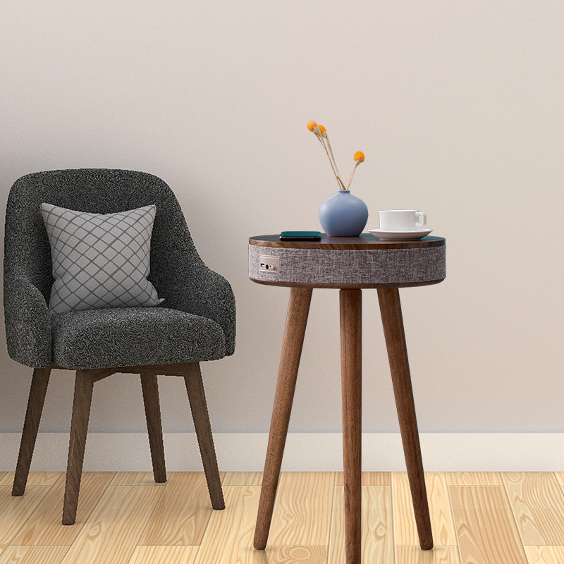 SMART WOOD SPEAKER TABLE - BEJUSTSIMPLE