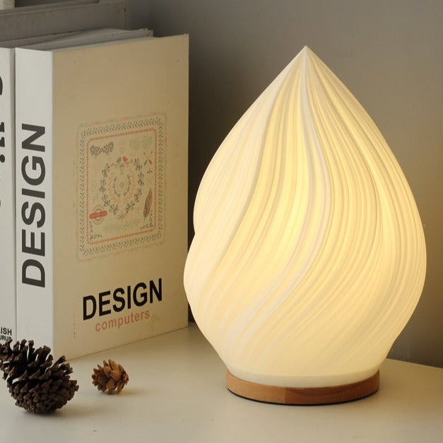 Nordic Pleated Table Bedside Lamp - BEJUSTSIMPLE