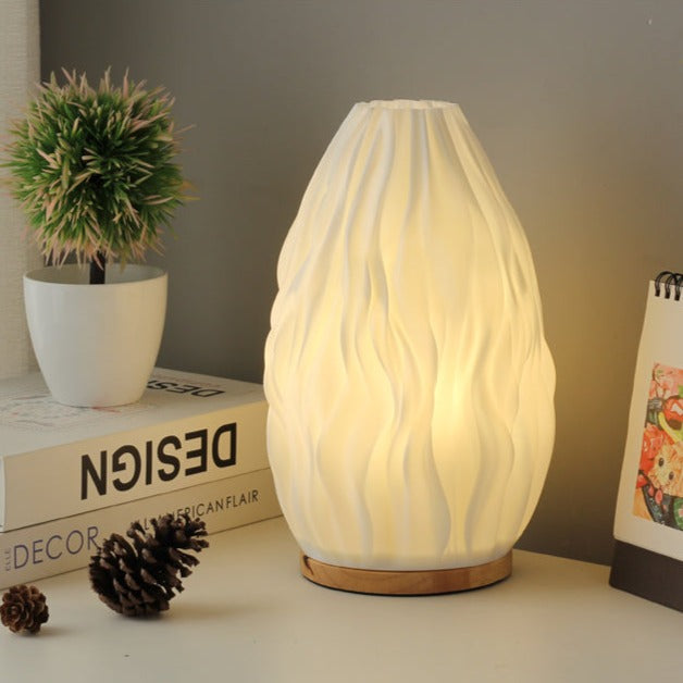 Nordic Pleated Table Bedside Lamp - BEJUSTSIMPLE