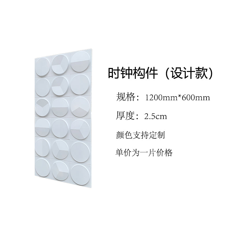 3D art cement brick PU clock construction cultural stone skin background wall irregular three-dimensional tile wall decoration				 							        							Support customized designers to recomm