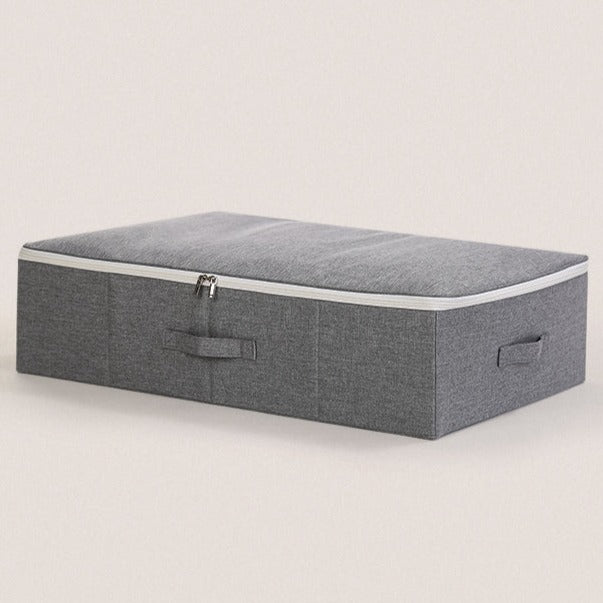 Under Bed Storage Container, Underbed Blankets Storage With Zip Cover - BEJUSTSIMPLE