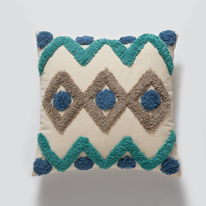 Bohemian Cotton Tufted Pillow Morocco Ethnic Style - BEJUSTSIMPLE