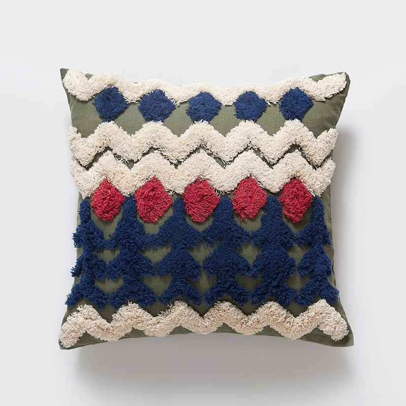 Bohemian Cotton Tufted Pillow Morocco Ethnic Style - BEJUSTSIMPLE