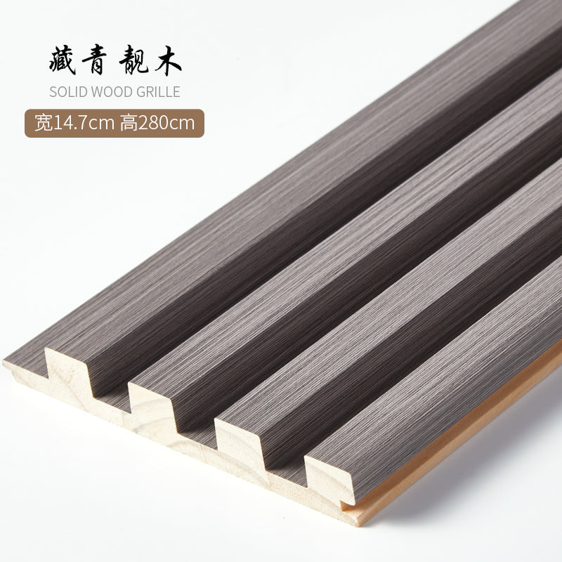 Wood Slat Panels 280x14.5cm- 3D Wall Paneling (Set of 6) - BEJUSTSIMPLE