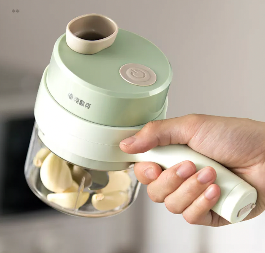 Electric  Garlic mixer Gatling vegetable cutter wireless - BEJUSTSIMPLE