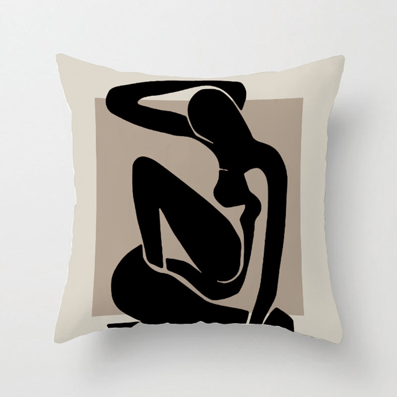 Mid Century Modern: Geometric  Throw Pillow - BEJUSTSIMPLE