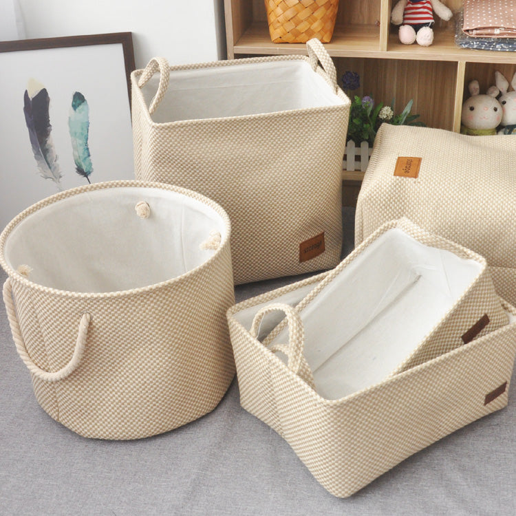 Baskets - Super Kit Natural laundry storage basket - BEJUSTSIMPLE