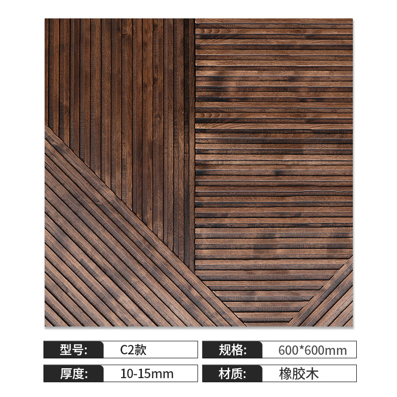 Customized             log vertical wooden strips small Great Wall board wooden grill grid solid wood mosaic TV film and television background wall wooden lines - BEJUSTSIMPLE