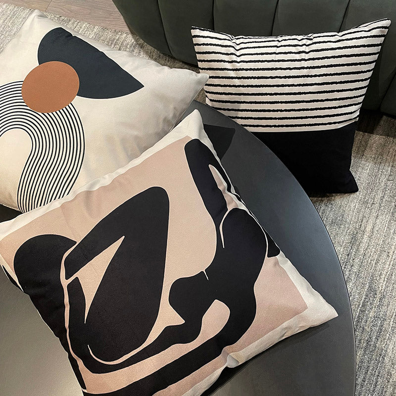 Mid Century Modern: Geometric  Throw Pillow - BEJUSTSIMPLE