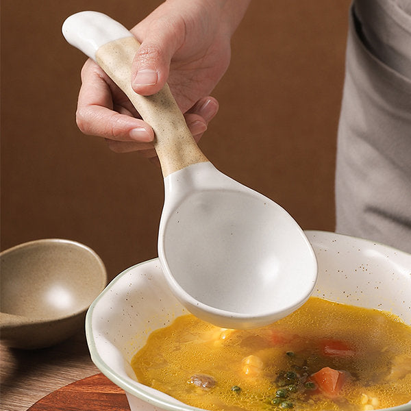 Pottery Soup Ladle - BEJUSTSIMPLE