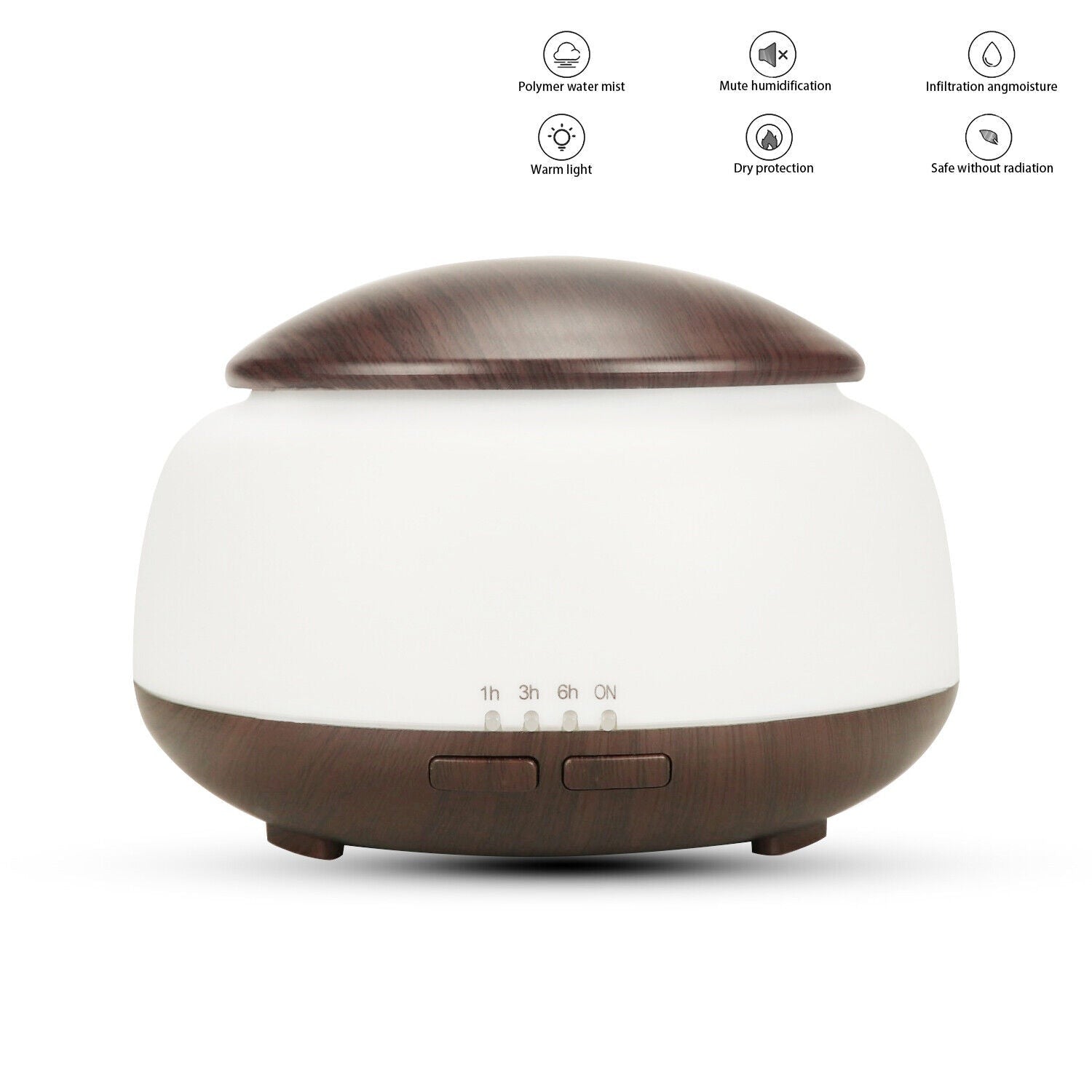 Ultrasonic Essential Oil Diffuser  Aroma Humidifier - BEJUSTSIMPLE