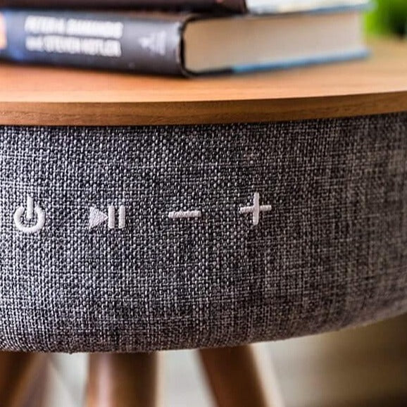 SMART WOOD SPEAKER TABLE - BEJUSTSIMPLE